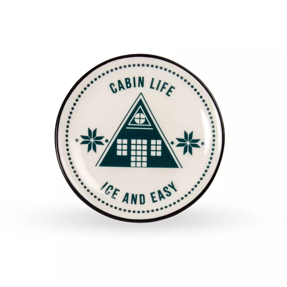 NWT Cabin Themed Trinket Dish - Ski Lodge, Winter, Cabin